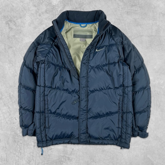 NDS - Vintage Nike Puffer Jacket - Navy Blue - Picture 2 of 6